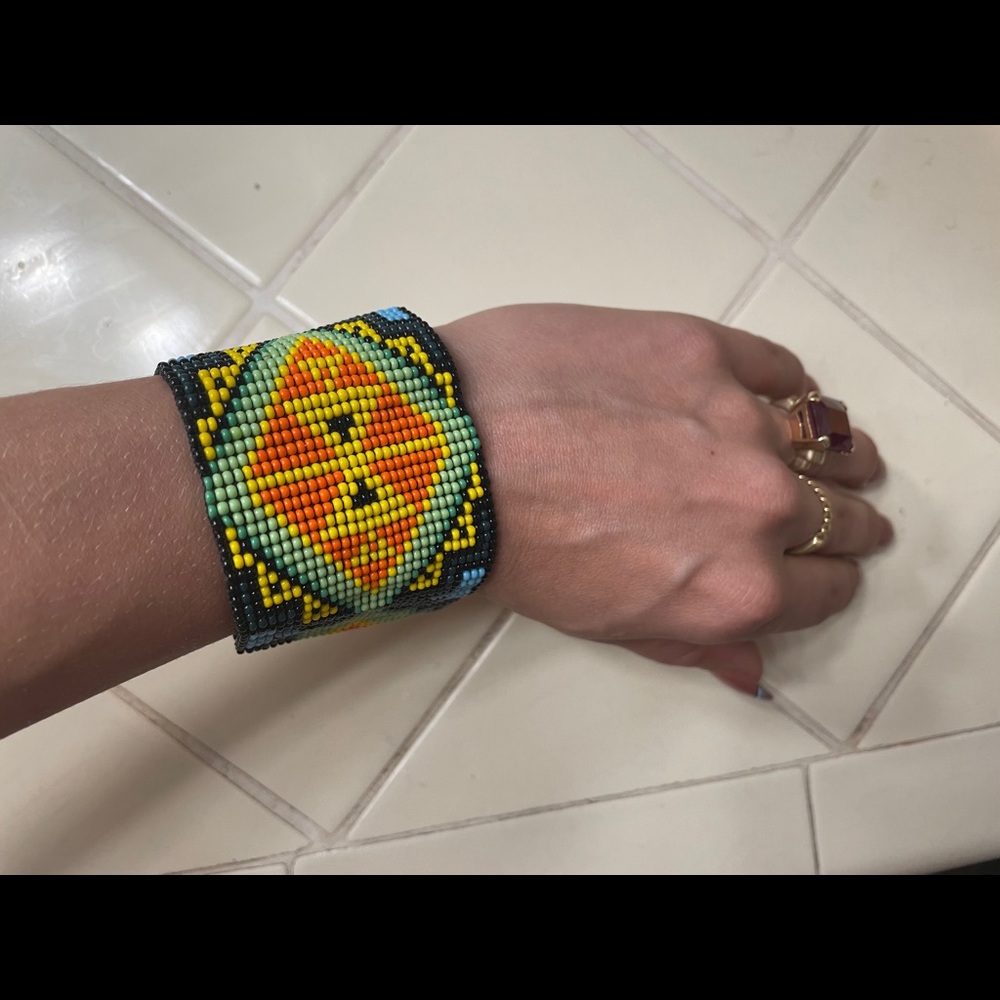 Handmade beaded bracelet